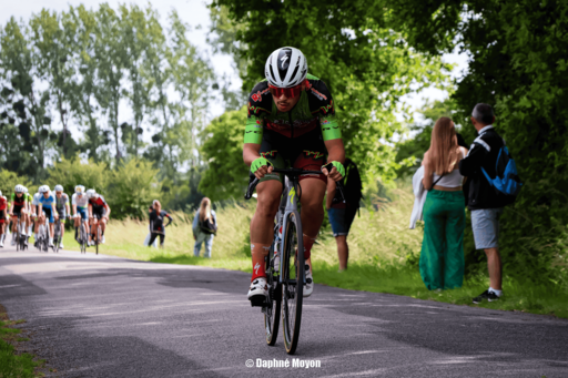 Cycliste en action